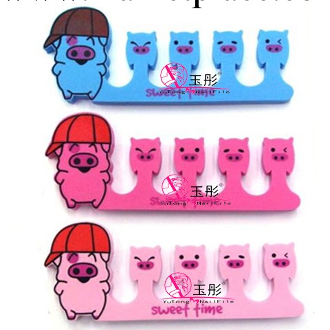 [廠傢直銷] eva分指器  動物分趾器  隔止棉  美甲套裝工廠,批發,進口,代購