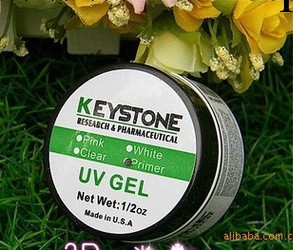 供應美國進口 KEYSTONE UV膠 模形膠  底膠 透明膠 可卸光療膠工廠,批發,進口,代購