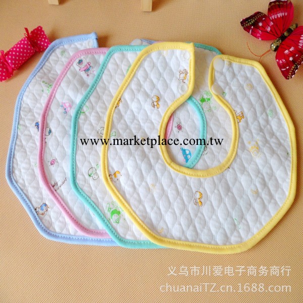 批發 寶寶純棉圍嘴 八角形防水圍兜 口水巾  嬰幼兒用品工廠,批發,進口,代購