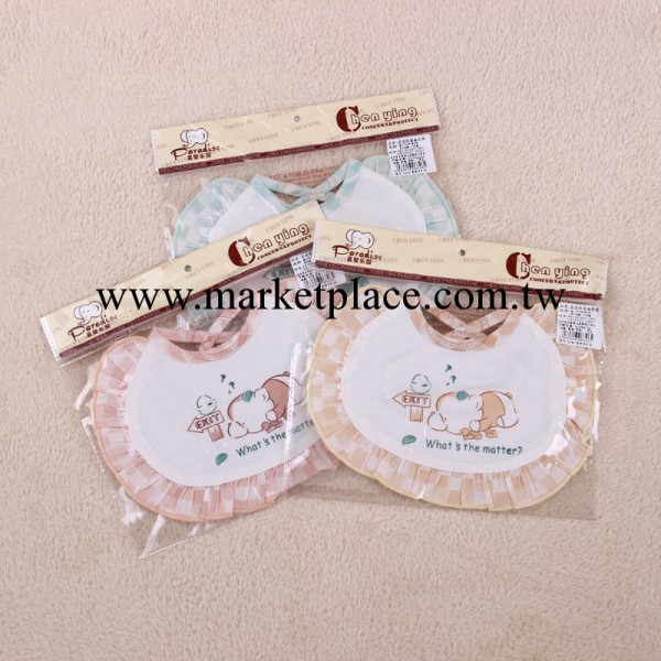 特價 廠傢直銷 花邊防濕嬰兒防水圍嘴 品牌圍兜C6346工廠,批發,進口,代購