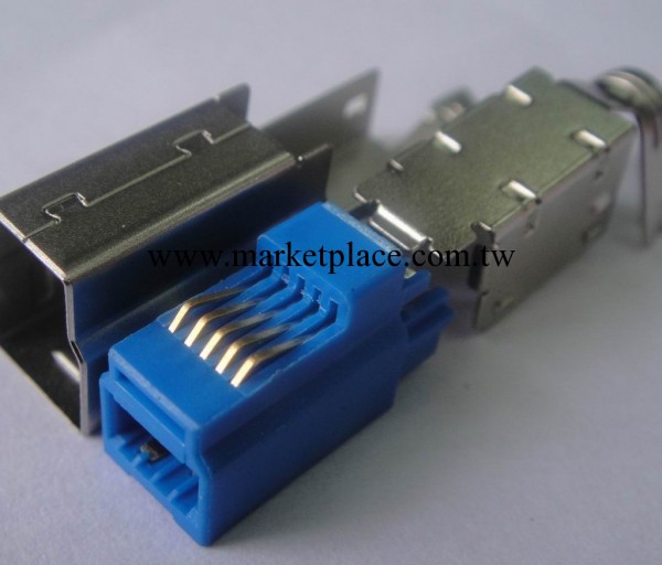 USB連接器 B公3.0焊線三件式工廠,批發,進口,代購