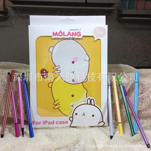 韓國土豆兔 胖胖兔 ipad2/3皮套new ipad 土豆兔卡通保護皮套工廠,批發,進口,代購