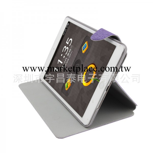 YTC專業皮套生產 ipad mini新款年輪樹紋電壓款左右開高檔皮套工廠,批發,進口,代購