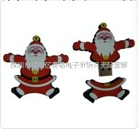 新款聖誕隨身碟 8GB內存，提供免費絲印。(圖)工廠,批發,進口,代購