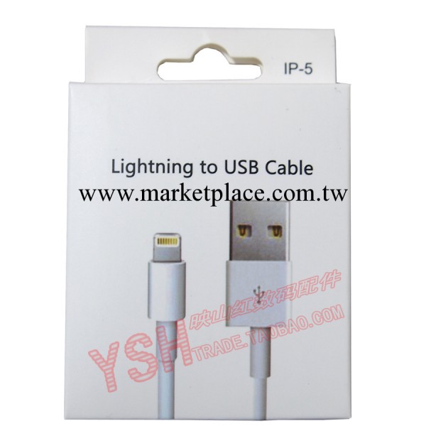 蘋果iPhone 5數據線 Lightning USB 閃電數據充電線工廠,批發,進口,代購