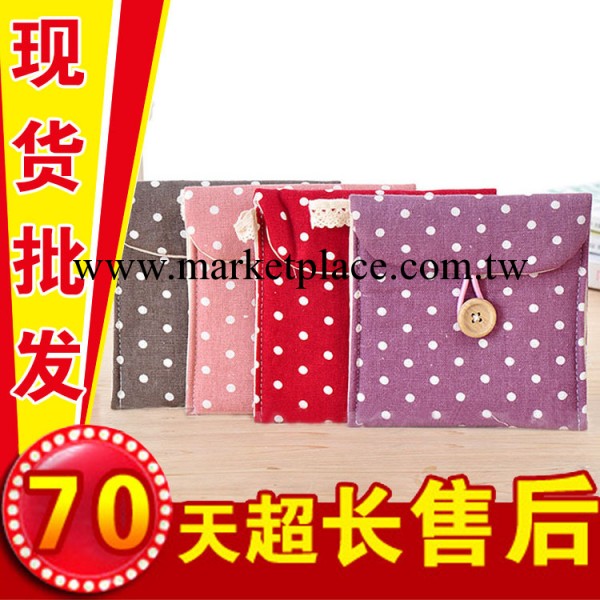 1212C灰色韓國棉麻清新波點紙巾包復古時尚收納包零錢包化妝包18工廠,批發,進口,代購