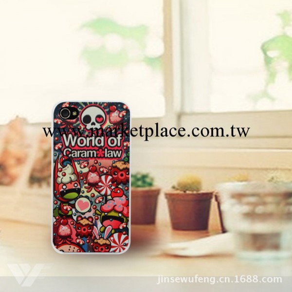 iphone4S 手機套 蘋果手機套 浮雕磨砂 漫畫卡通插畫工廠,批發,進口,代購