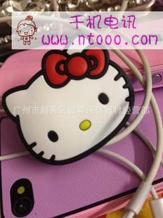 蘋果iphone4 4S耳機繞線器 可愛 耳機繞線器 hello kitty款工廠,批發,進口,代購