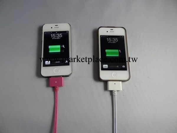 2013年新款 蘋果4S數據線 蘋果發光線 iphone4發光數據線工廠,批發,進口,代購