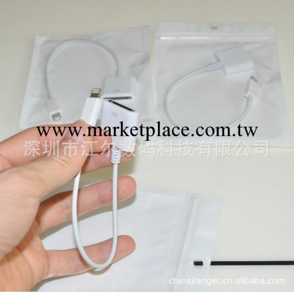 蘋果iphone5 轉接線 Lightning to 30-pin Adapter 8pin轉接頭工廠,批發,進口,代購