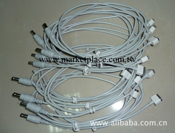 全新蘋果電源線Apple mac磁性5.5*2.5五針直頭線5針轉接線 充電線批發・進口・工廠・代買・代購