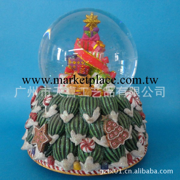 聖誕禮品 聖誕樹脂工藝品 樹脂水球工廠,批發,進口,代購