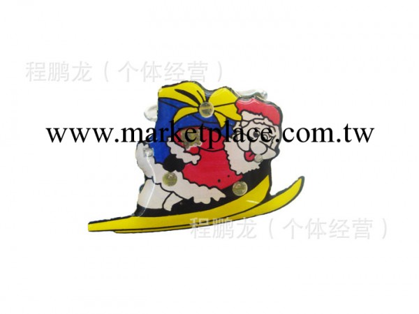 聖誕飾品胸牌 LED聖誕徽章 新年節慶用品 聖誕老禮品定做 0039工廠,批發,進口,代購
