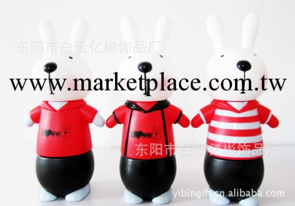 2013新款三節兔儲蓄罐 存錢罐 廣告促銷禮品 新年聖誕節禮品工廠,批發,進口,代購