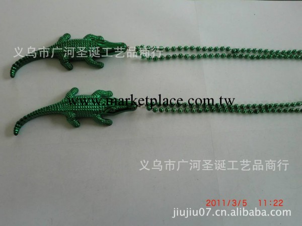 廠傢直銷狂歡節愛爾蘭節產品、聖誕珠鏈、項鏈、7MM珠吊鍔魚工廠,批發,進口,代購