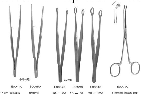 供應兒科手術器械--解剖鑷工廠,批發,進口,代購