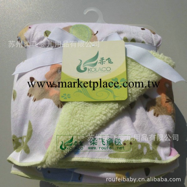 雙層童毯 嬰兒毯 密拷毯 短毛絨印花 童毯秋冬毯baby blanket工廠,批發,進口,代購