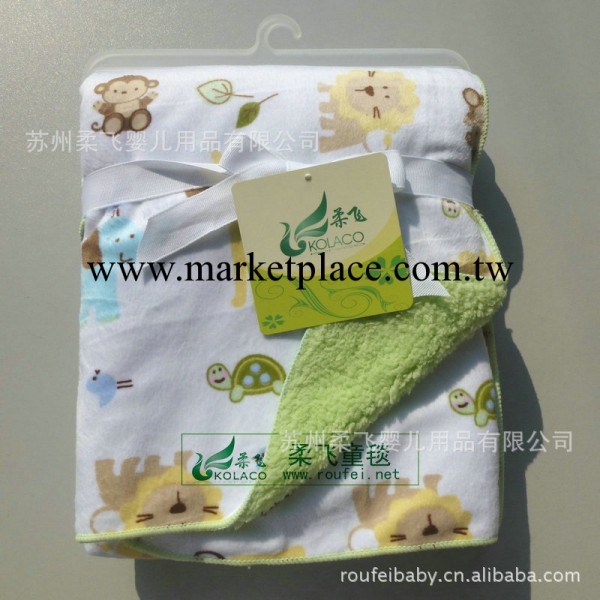 雙層童毯 嬰兒毯 絨毯 短毛絨印花 童毯秋冬毯baby blanket工廠,批發,進口,代購