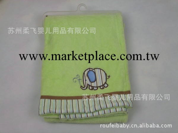 嬰兒毯子珊瑚絨童毯嬰兒印花毯子繡花毯外貿毯兒童毯繡花童毯毛毯工廠,批發,進口,代購