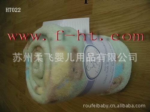 嬰兒毯子外貿童毯150D288F出口童毯繡花童毯毯子外貿毛絨毯子工廠,批發,進口,代購