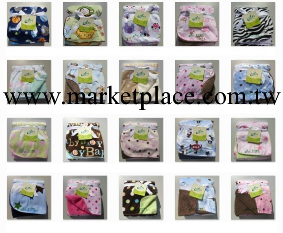 雙層超柔印藥童毯 嬰兒毯 母嬰用品毛毯 密拷邊毯子 baby blanket工廠,批發,進口,代購