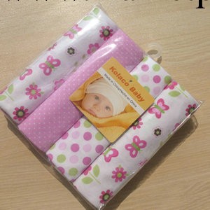 春秋嬰兒毯 Blanket 全棉毯 嬰兒全棉童毯76X76cmPVC4條裝工廠,批發,進口,代購
