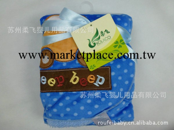 嬰兒春秋毯 精美貼佈繡花童毯 空調毯 嬰兒毯嬰兒毛毯工廠,批發,進口,代購