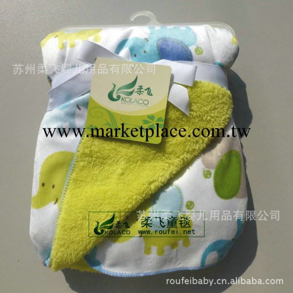 雙層童毯 嬰兒毯 超柔毯 短毛絨印花 童毯秋冬毯baby blanket工廠,批發,進口,代購