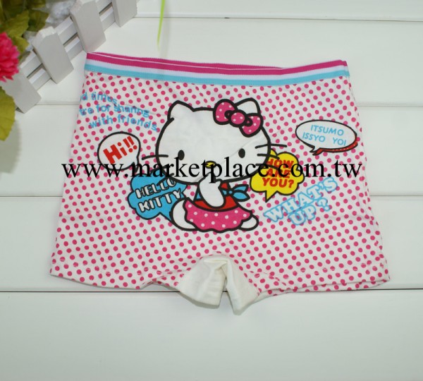 【精品】批發外貿原單兒童內褲 女童hello kitty 平角內褲批發工廠,批發,進口,代購