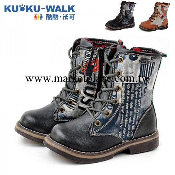 外貿兒童棉鞋KUKUWALK韓版兒童靴子WK1109-C052少量特價工廠,批發,進口,代購