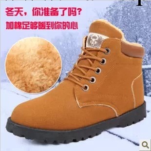 廠傢直銷批發馬丁靴 時尚潮流保暖系帶雪靴 韓版防滑男靴工裝靴工廠,批發,進口,代購