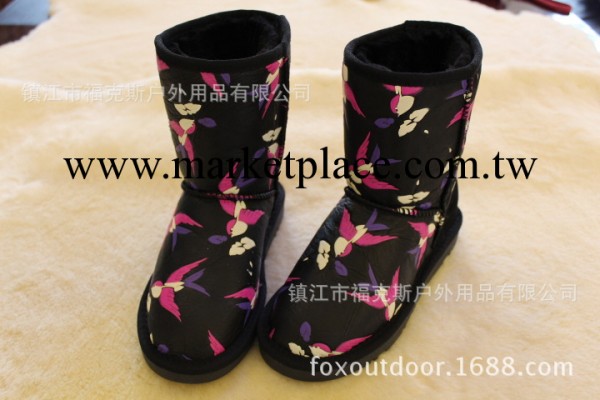 2013新款極度夢想EXDream正品印花小鳥女靴5825中筒雪靴工廠,批發,進口,代購