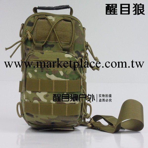 醒目狼正品 軍迷戶外戰術大胸包女騎行單肩背包漢堡胸包斜挎男工廠,批發,進口,代購