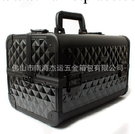 出口美國高檔大菱形化妝箱，大號化妝箱，美容用品箱鋁合金化妝箱工廠,批發,進口,代購