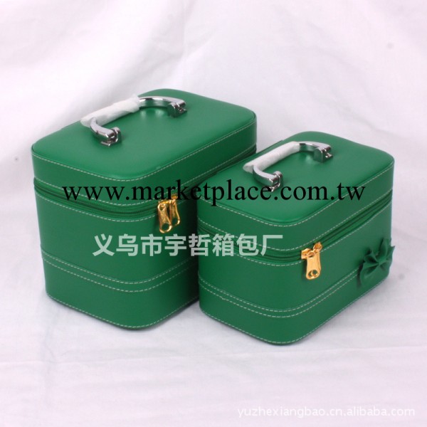 廠傢直供糖果色蝴蝶結pu皮帶鏡子兩件套套裝洗漱收納化妝箱批發工廠,批發,進口,代購