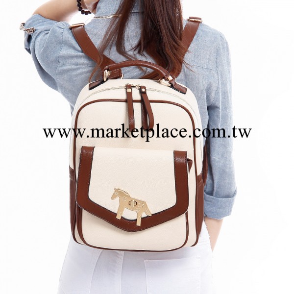 網店免費代理歐美潮學生女背包書包甜美英倫雙肩包674工廠,批發,進口,代購