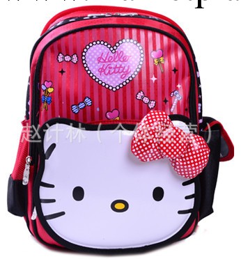 新款KT貓書包 凱蒂貓小學生書包男女兒童1-6年級減負雙背書包批發工廠,批發,進口,代購