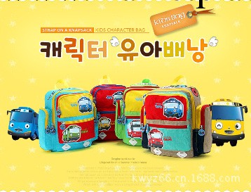 2013韓版TAYO小汽車卡通多功能兒童背包寶寶雙肩包 幼兒小書包工廠,批發,進口,代購