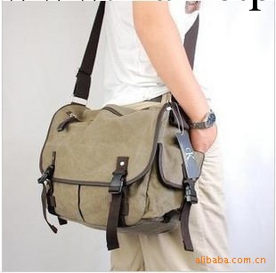 批發韓版帆佈男包 單肩斜挎包學生書包 休閒單肩包工廠,批發,進口,代購