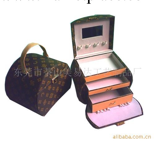 供應多功能PU化妝箱珠寶盒 禮品包裝盒 化妝首飾盒工廠,批發,進口,代購