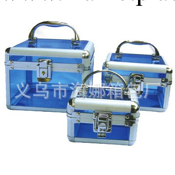 義烏廠傢供應新款鋁制圓角透明化妝箱工廠,批發,進口,代購