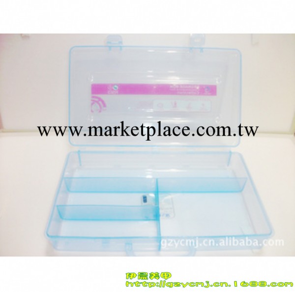 化妝箱收納箱 修甲工具套裝扁長工具盒工廠,批發,進口,代購