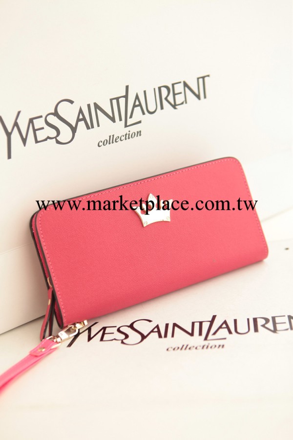 韓國官網同步2013秋冬新品糖果色皇冠十字紋錢包零錢包手拿包工廠,批發,進口,代購