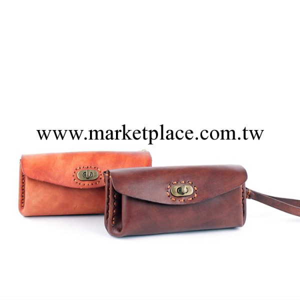 原古真皮男包 歐美圓筒多層翻蓋旋扣男士錢包手拿包包男士批發工廠,批發,進口,代購