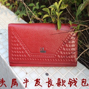 品牌真皮牛皮女士錢包/錢夾皮夾/手拿包 長款二折 超值秒殺批發工廠,批發,進口,代購