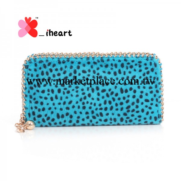 iheart_廠傢直銷新款潮女水貂毛豹紋金屬鏈條裝飾手拿包宴會包工廠,批發,進口,代購