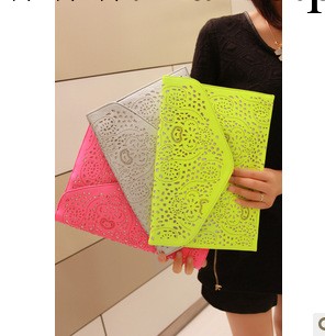 歐美經典 超大牌熒光色 立體鏤空手包手拿包單肩斜挎包工廠,批發,進口,代購