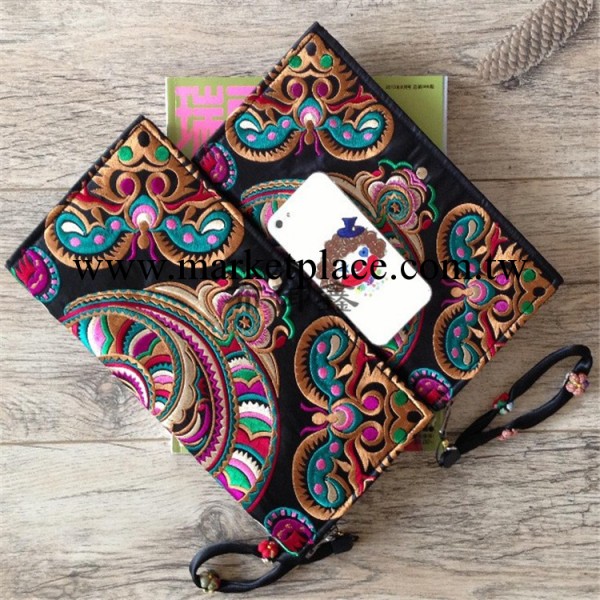 雲南民族包 蝴蝶刺繡刺繡帆佈手拿包 民族風包 包女士錢包手抓包工廠,批發,進口,代購