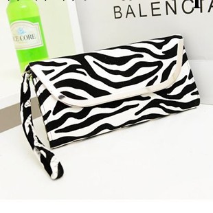 2013新款韓女式長款手拿包手包大錢包斑馬紋女士手拿皮夾包工廠,批發,進口,代購