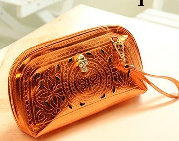 2013新款歐美范骷髏頭亮鉆手拿包錢包鏤空單肩斜挎女包廠傢批發TT工廠,批發,進口,代購